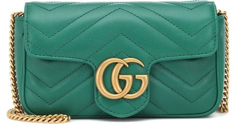 gucci marmont emerald green|Gucci red marmont bag small.